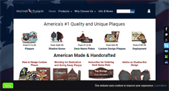 Desktop Screenshot of militaryplaques.com
