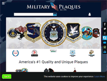 Tablet Screenshot of militaryplaques.com